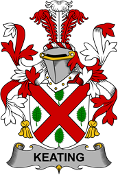 Irish Coat of Arms for Keating or O