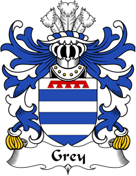 Welsh Coat of Arms for Grey (of Ruthin-lords of Dyffryn Clwyd)