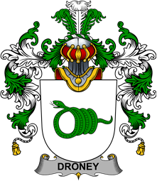 Irish Family Coat of Arms (v.25b) Droney or O