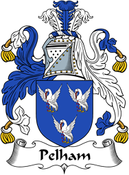 English Coat of Arms for the family Pelham