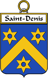 French Coat of Arms Badge for Saint-Denis