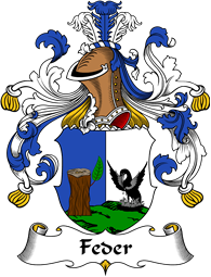 German Wappen Coat of Arms for Feder