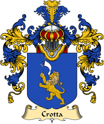 Italian Family Coat of Arms (v.25a) Crotta
