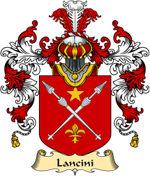 Italian Family Coat of Arms (v.25a) Lancini