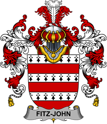 Irish Family Coat of Arms (v.25b) Fitz-John