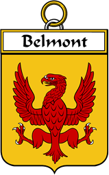 French Coat of Arms Badge for Belmont
