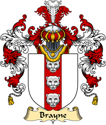 English Family Coat of Arms (v.25) Brayne