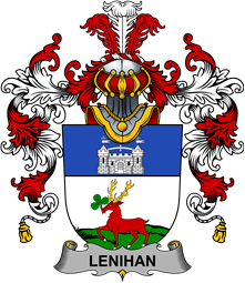 Irish Family Coat of Arms (v.25b) Lenihan or O