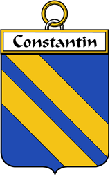 French Coat of Arms Badge for Constantin