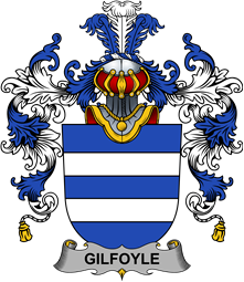 Irish Family Coat of Arms (v.25b) Gilfoyle or McGilfoyle