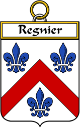 French Coat of Arms Badge for Regnier