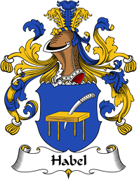 German Wappen Coat of Arms for Habel