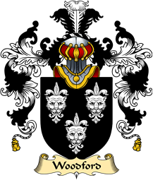 Welsh Family Coat of Arms (v.25) Woodford (of Castell Pigyn, Carmenthenshire)