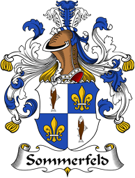 German Wappen Coat of Arms for Sommerfeld