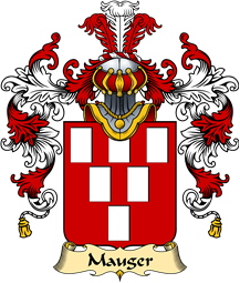 French Family Coat of Arms (v.25) Mauger
