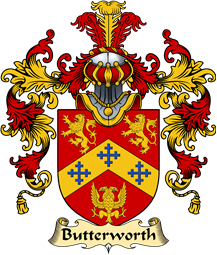 English Family Coat of Arms (v.25) Butterworth