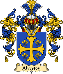 Irish Family Coat of Arms (v.25a) Alveston or Alverston