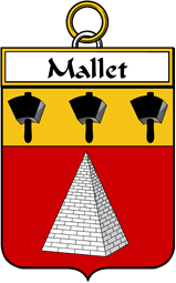 French Coat of Arms Badge for Mallet