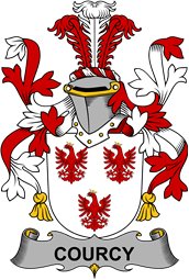 Irish Coat of Arms for Courcy (de) Lord Kingsale