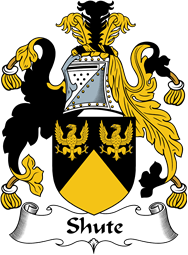 English Coat of Arms for the family Shute