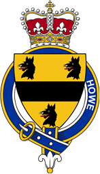 British Garter Coat of Arms for Howe (England)