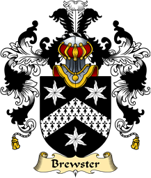 English Family Coat of Arms (v.25) Brewster