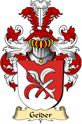 v.23 Coat of Family Arms from Germany for Geider