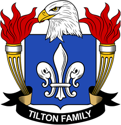 Coat of arms used by the Tilton family in the United States of America