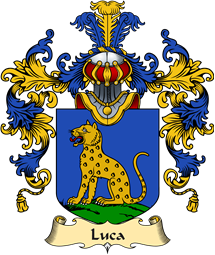 Italian Family Coat of Arms (v.25a) Luca