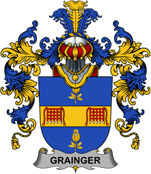 Irish Family Coat of Arms (v.25b) Grainger