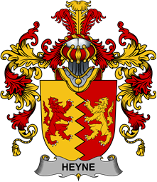 Irish Family Coat of Arms (v.25b) Heyne or O