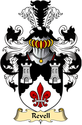 Welsh Family Coat of Arms (v.23) for Revell (of Cilgerran, Pembrokeshire)