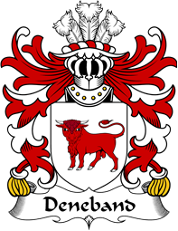 Welsh Coat of Arms for Deneband (or DENEBAUD, of Gwent)