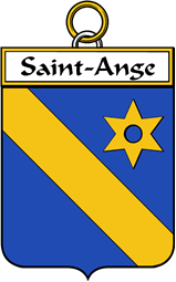 French Coat of Arms Badge for Saint-Ange