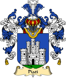 Italian Family Coat of Arms (v.25a) Piati
