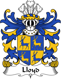 Welsh Coat of Arms for Lloyd (of Foxhal, Henllan, Denbighshire)
