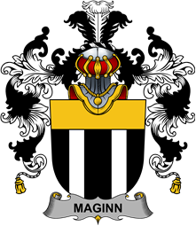 Irish Family Coat of Arms (v.25b) Maginn or Ginn
