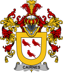 Irish Family Coat of Arms (v.25b) Cairnes