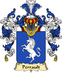 French Family Coat of Arms (v.25) Perrault