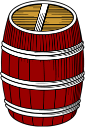Barrel or Tun Erect