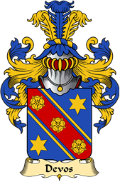French Family Coat of Arms (v.23) for Devos