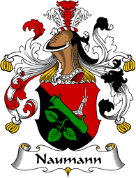 German Wappen Coat of Arms for Naumann
