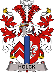Coat of arms used by the Danish family Holck