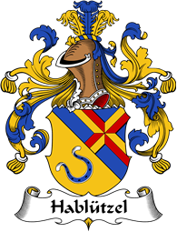German Wappen Coat of Arms for Hablützel