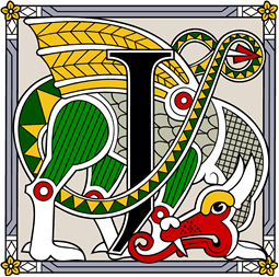 Heraldic Alphabet J