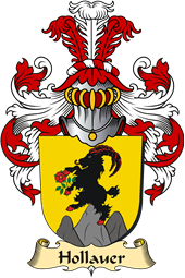 v.23 Coat of Family Arms from Germany for Hollauer
