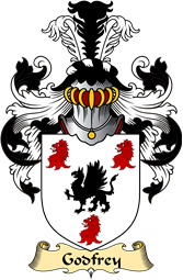 Irish Family Coat of Arms (v.23) for Godfrey or MacGoffrey