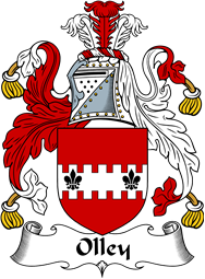 English Coat of Arms for the family Olley