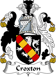 English Coat of Arms for the family Croxton