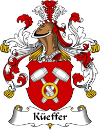 German Wappen Coat of Arms for Küeffer